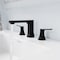 Anzzi 2-Handle 3-Hole Widespread Bathroom Faucet in Matte Black and Chrome L-AZ902MB-CH - alternate 7
